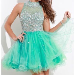 Rachel Allan Tulle Skirt Dress